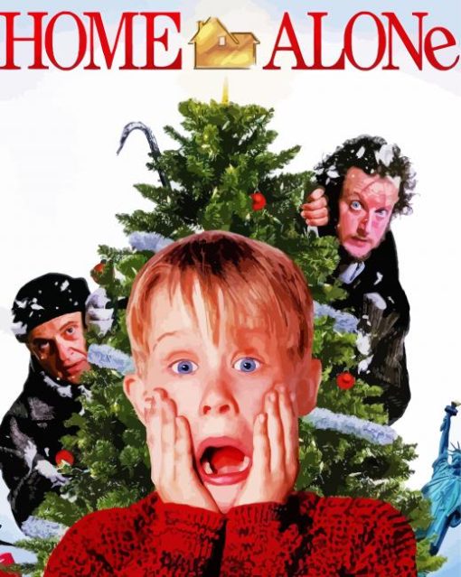 Home Alone Christmas Movie Poster Paint By Numbers