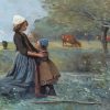 Jean Baptiste Camille Corot Les Deux Soeurs Paint By Numbers