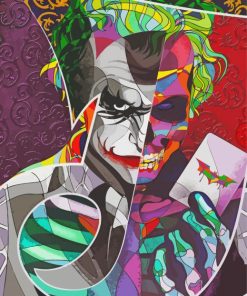 Joker Skull Abstract Paint By Numbers