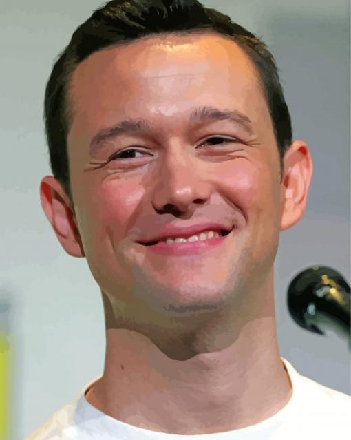 Joseph Gordon Levitt Smiling Paint By Numbers