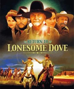 Lonesome Dove Poster Paint By Numbers