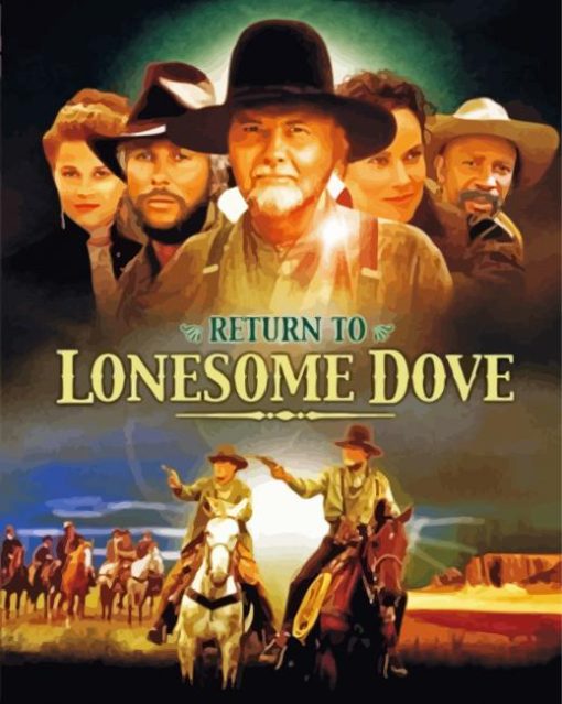 Lonesome Dove Poster Paint By Numbers