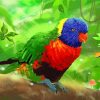 Tropical Bird Art Paint By Numbers