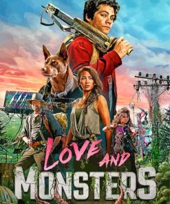 Love And Monsters Poster Paint By Numbers