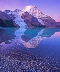 Mount Robson Lake Reflection Paint By Numbers