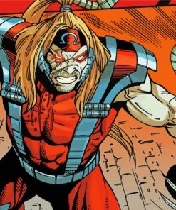 Omega Red Marvel Comics Paint By Numbers