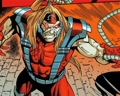 Omega Red Marvel Comics Paint By Numbers