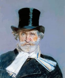 Portrait Of Giuseppe Verdi Giovanni Boldini Paint By Numbers