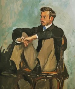 Portrait Of Renoir By Frederic Bazille Paint By Numbers