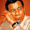 President Rodrigo Duterte Illustration Paint By Numbers