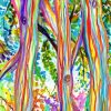 Rainbow Eucalyptus Tree Art Paint By Numbers