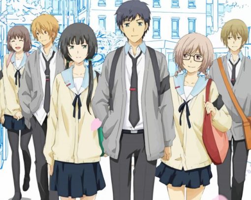 Relife Anime Characters Paint By Numbers