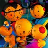 Rolie Polie Olie Family Paint By Numbers