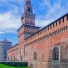 Sforzesco Castle Paint By Numbers