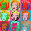 Shot Marilyn Monroe Warhol Paint By Numbers