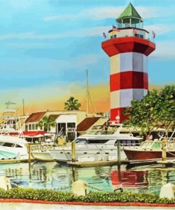 South Carolina Hilton Head Paint By Numbers