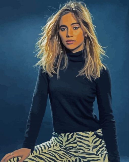 Suki Waterhouse English Face Paint By Numbers