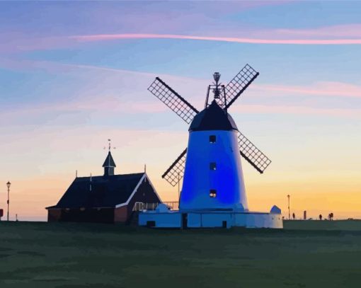 Sunset At Lytham England Paint By Numbers