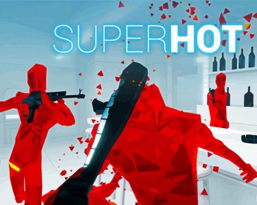 Superhot Poster Paint By Numbers