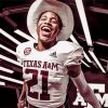 Texas A M Aggies Football Player Paint By Numbers