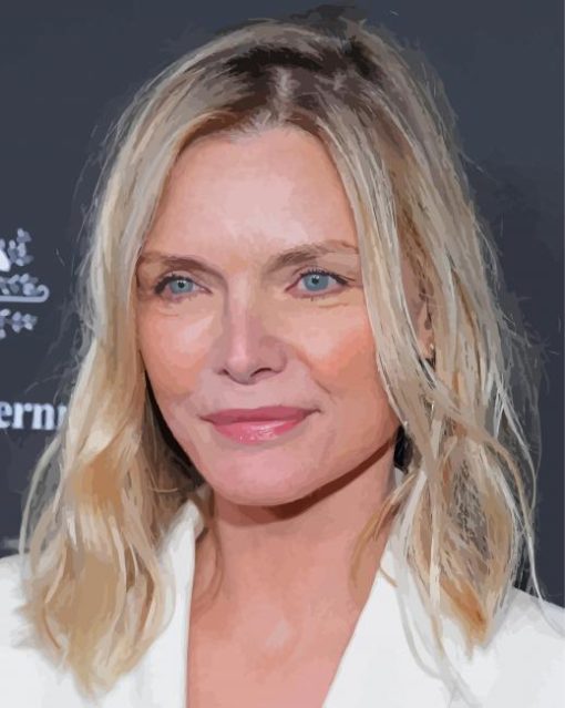 The Beautiful Actress Michelle Pfeiffer Paint By Numbers