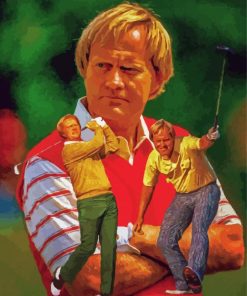 The Golfer Jack Nicklaus Paint By Numbers