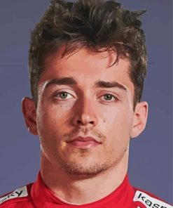 The Race Driver Charles Leclerc Paint By Numbers