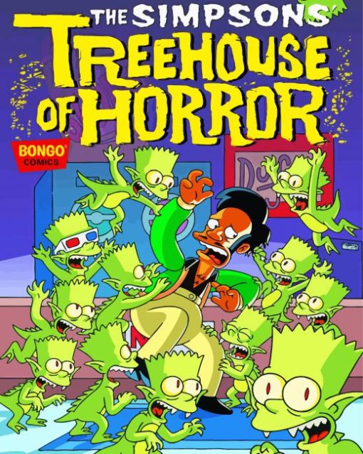 The Simpsons Treehouse Of Horror Animated Movie Paint By Numbers