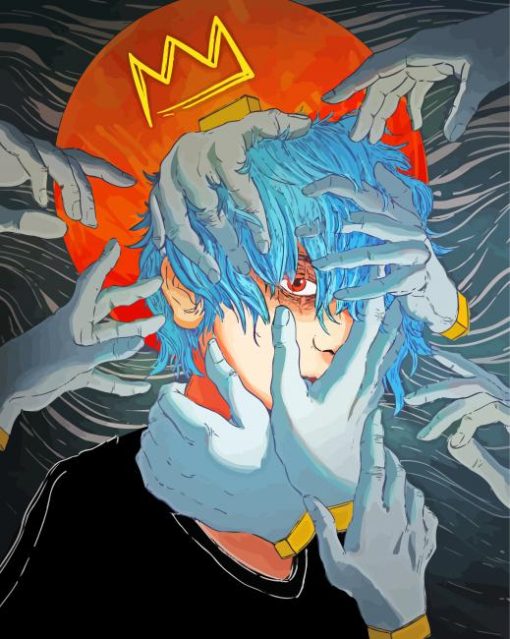 Tomura Shigaraki My hero Academia Character Paint By Numbers