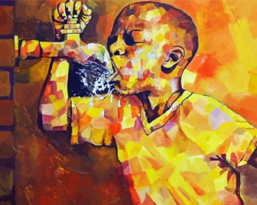 Uganda Boy Paint By Numbers
