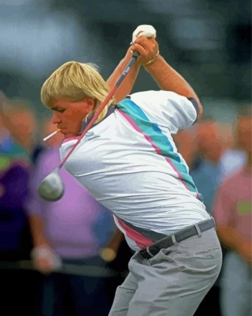 Young John Daly Golfer Paint By Numbers