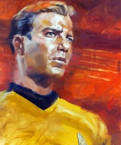 Aesthetic Captain Kirk Paint By Numbers