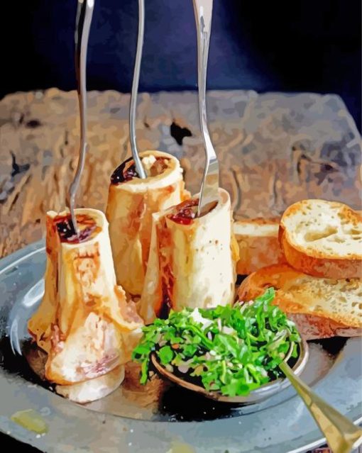 Aesthetic Bone Marrow Plate Paint By Numbers