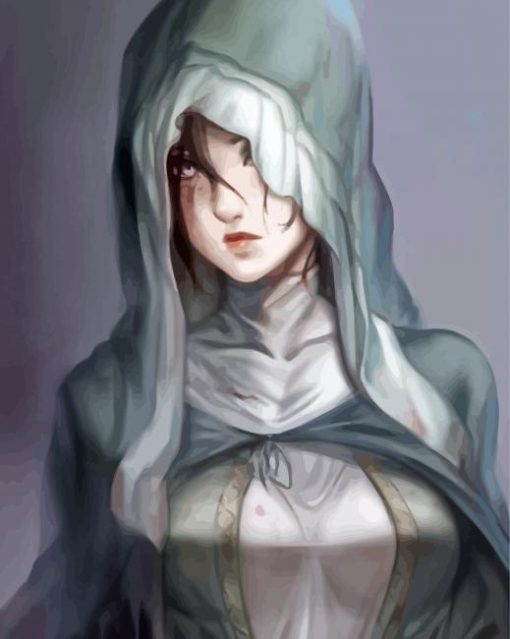 Aesthetic Sister Friede Illustration Paint By Numbers