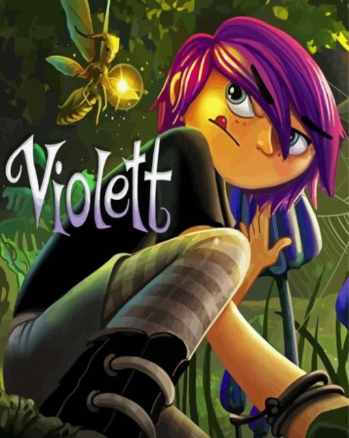 Aesthetic Violett Paint By Numbers
