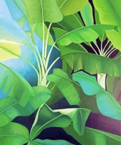 Banana Leaves Plant Paint By Numbers