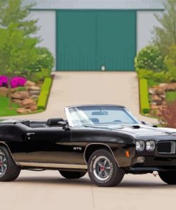 Black Pontiac 1970 GTO Paint By Numbers