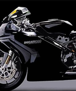 Black Ducati 999 Paint By Numbers