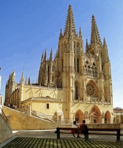 Cathedral Of Saint Mary Spain Burgos Paint By Numbers