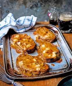 Delicious Welsh Rarebit Paint By Numbers