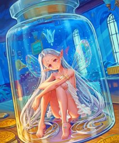 Fairy In A Bottle Paint By Numbers