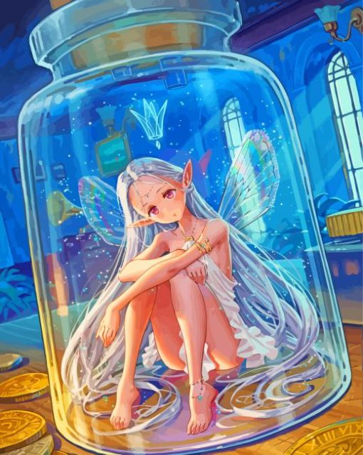 Fairy In A Bottle Paint By Numbers