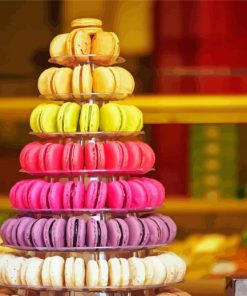 French Patisserie Macrons Paint By Numbers