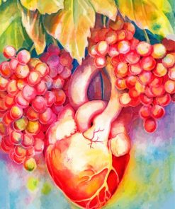 Grapevines Heart Art Paint By Numbers