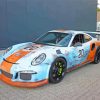 Gulf Porsche Paint By Numbers