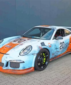 Gulf Porsche Paint By Numbers