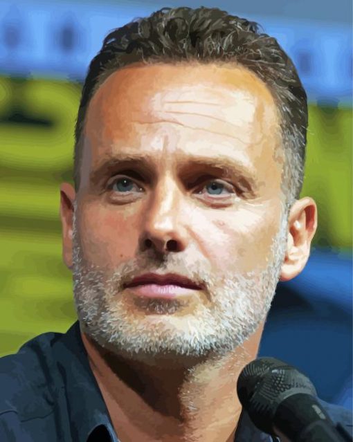 Handsome Andrew Lincoln Paint By Numbers