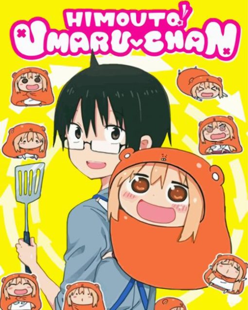 Himouto Umaru Chan Anime Poster Paint By Numbers