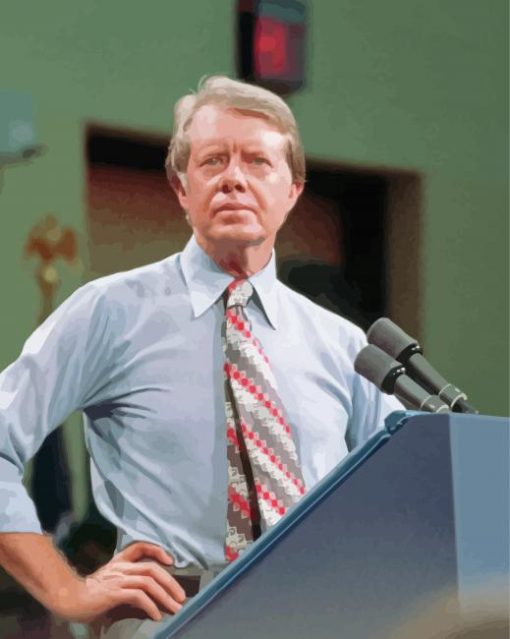 Jimmy Carter President Paint By Numbers