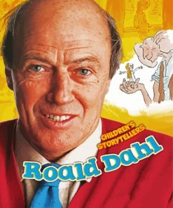 Roald Dahl Poster Paint By Numbers